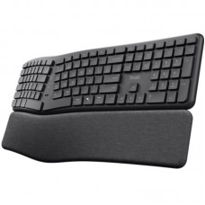 TECLADO TRUST KEYRA ERGO MULTI BK