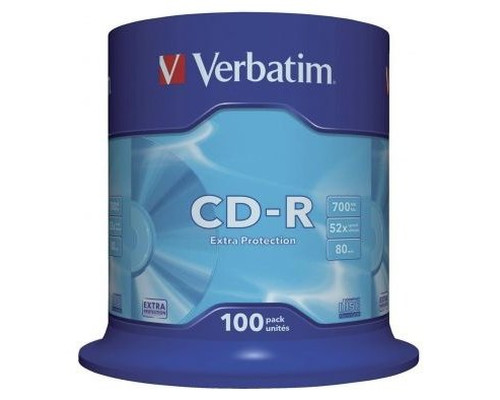 CD VERBATIM DATALIFE 700MB 100U CD VERBATIM DATALIFE 700MB 100U