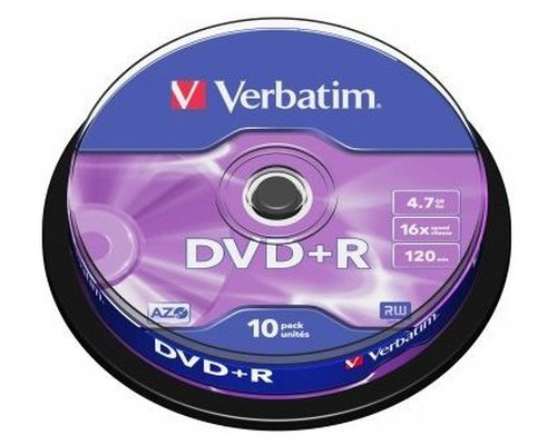 VERB-DVD+R 4.7GB 10U VERB-DVD+R 4.7GB 10U