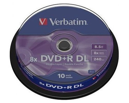 VERB-DVD+R DC 8.5GB 10U VERB-DVD+R DC 8.5GB 10U