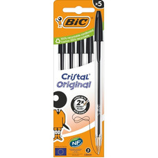 BOLIGRAFO TINTA BIC NEGRO CAJA 5U