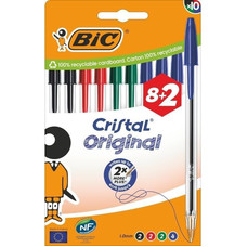 BOLIGRAFO TINTA BIC SURTIDO 10U