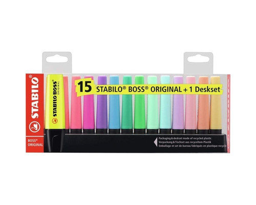 FLUORESCENTE STABILO BOSS 15U 1D FLUORESCENTE STABILO BOSS 15U 1D