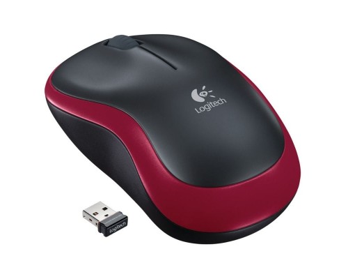 RATON LOGITECH M185 ROJO