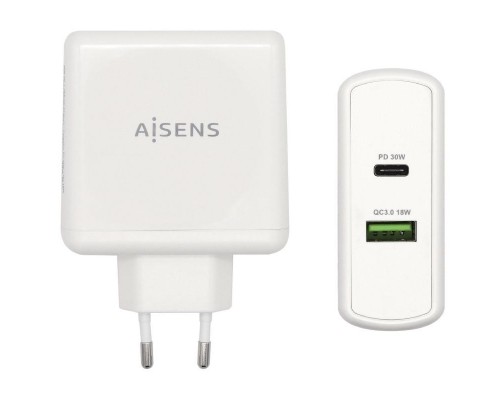 CARGADOR AISENS ASCH-2PD30QC-W CARGADOR AISENS ASCH-2PD30QC-W