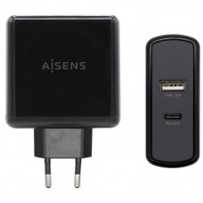 CARGADOR AISENS ASCH-2PD45A-BK CARGADOR AISENS ASCH-2PD45A-BK