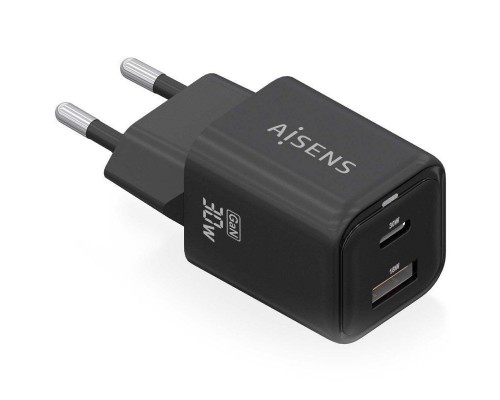 CARGADOR AISENS ASCH-30W2P021-BK