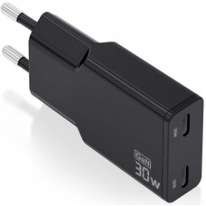 CARGADOR AISENS ASCH-30W2P049-BK