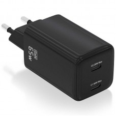 CARGADOR AISENS ASCH-65W2P040-BK