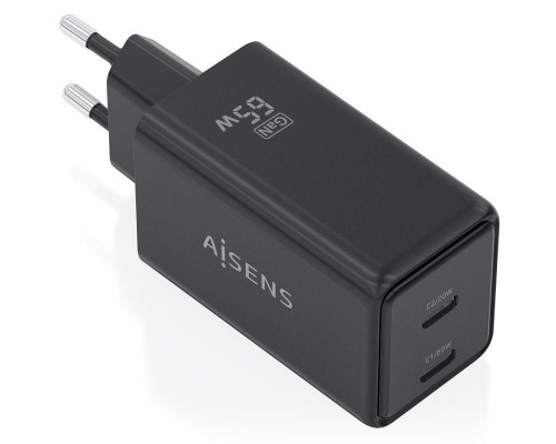 CARGADOR AISENS ASCH-65W2P079-BK CARGADOR AISENS ASCH-65W2P079-BK