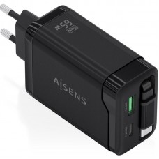 CARGADOR AISENS ASCH-65W3P071-BK
