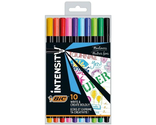 ROTULADOR BIC INTENS FINE 10