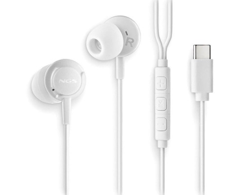 AURICULARES NGS CROSS STEP WH