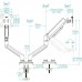 SOPORTE TOOQ DB1434TNR-W