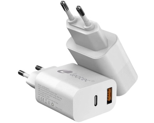 CARGADOR LEOTEC LECSPH20W2W2