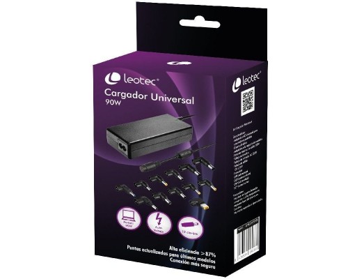 CARGADOR LEOTEC HOME 90W UNIV CARGADOR LEOTEC HOME 90W UNIV