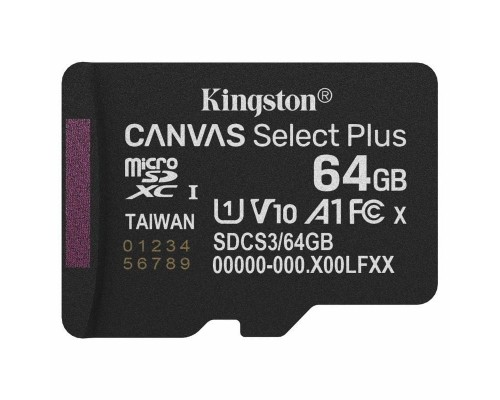 MEMORIA KINGSTON-MICROSD SDCS3 64GBSP MEMORIA KINGSTON-MICROSD SDCS3 64GBSP