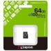 MEMORIA KINGSTON-MICROSD SDCS3 64GBSP MEMORIA KINGSTON-MICROSD SDCS3 64GBSP