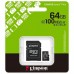 MEMORIA KINGSTON-MICROSD SDCS3 64GB MEMORIA KINGSTON-MICROSD SDCS3 64GB