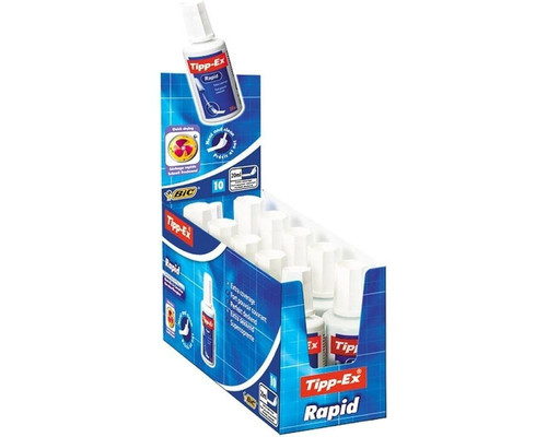 CORRECTOR ESCRITURA TIPPEX BIC RAP B10 20ML 10U CORRECTOR ESCRITURA TIPPEX BIC RAP B10 20ML 10U